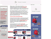 Tablet Screenshot of americanequipmentusa.com
